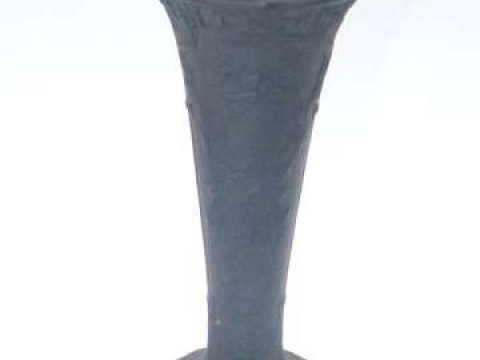 Wedgwood black basalt vase
