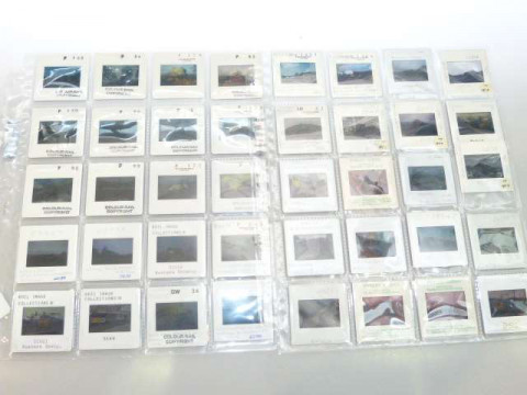 One hundred railway slides, mainly colour rail