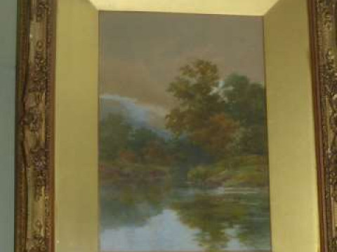Edmund Pripps, River in wooded landscape, watercolour, 25cm x 17.5cm in...