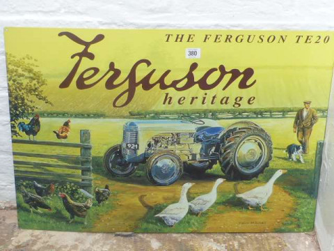 Enamel sign Ferguson Heritage