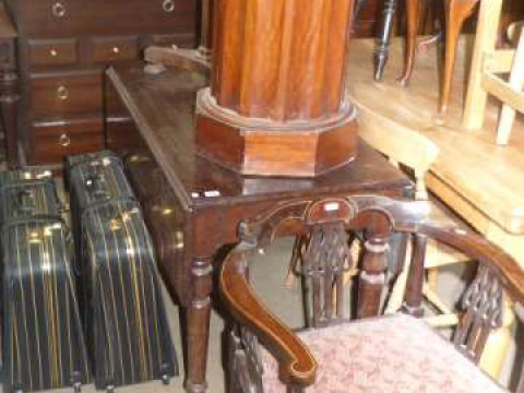 19th Century mahogany Pembroke table, 19th Century rosewood circular occasional...