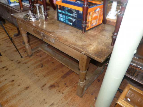 Antique jointed oak refectory table