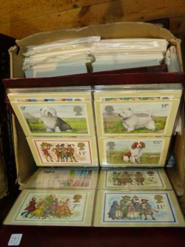 Large collection of PHQ cards in two albums and loose