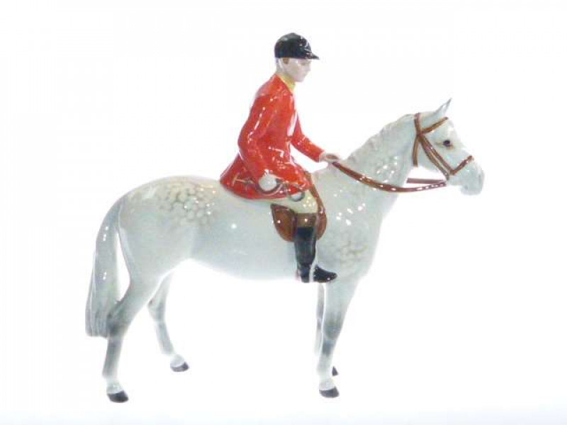 Beswick model of a Huntsman, No. 1501, style two, grey