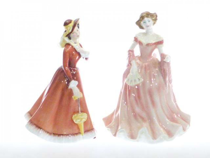 Royal Doulton figure, Ruth, HN4099; and another, Julia, HN2705 (2)