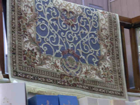 Blue Ground Abusson Carpet 2.30 x 1.50