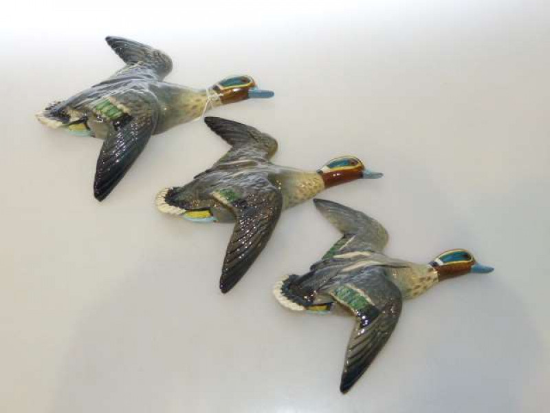 Set of three Beswick Teals, model no. 1530