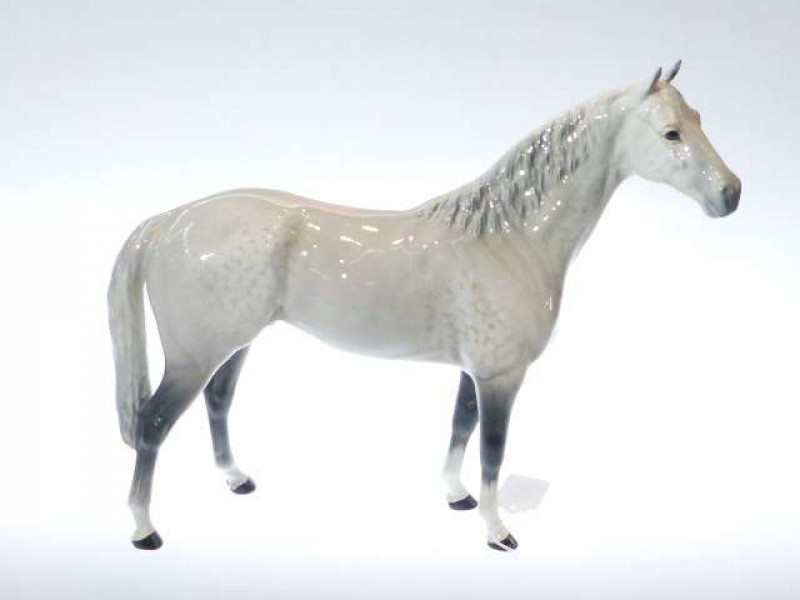 Large Beswick model of a Hunter, no. 1734, grey