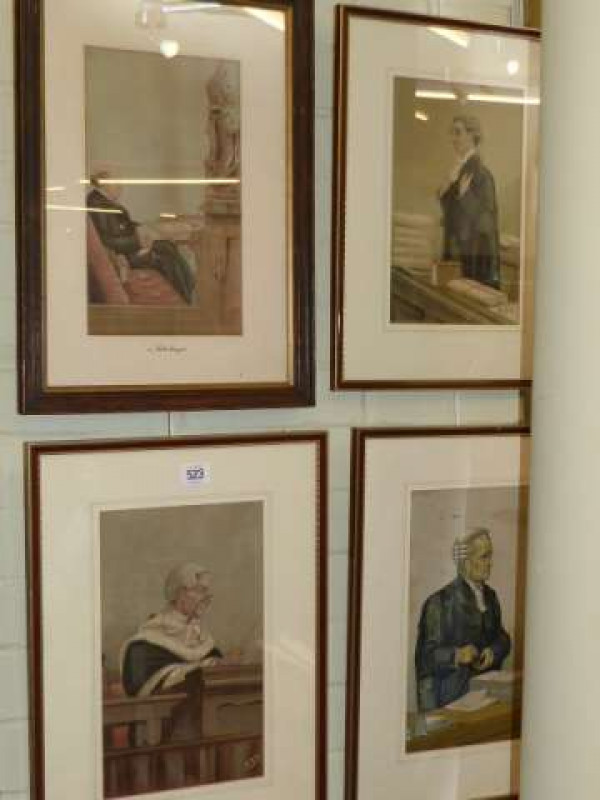 Group of five spy prints