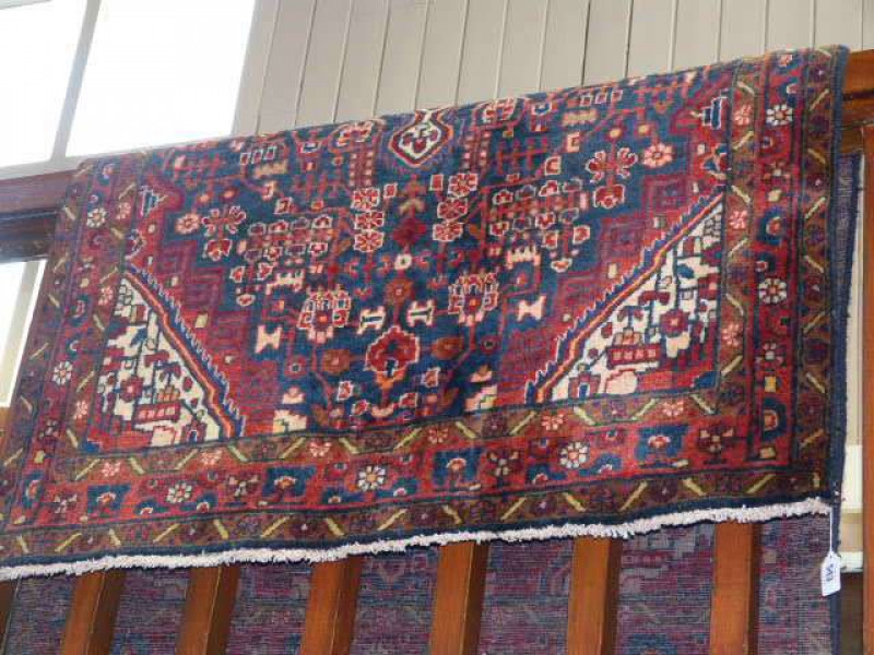 Blue ground Malayer rug 1.60 x 1.10