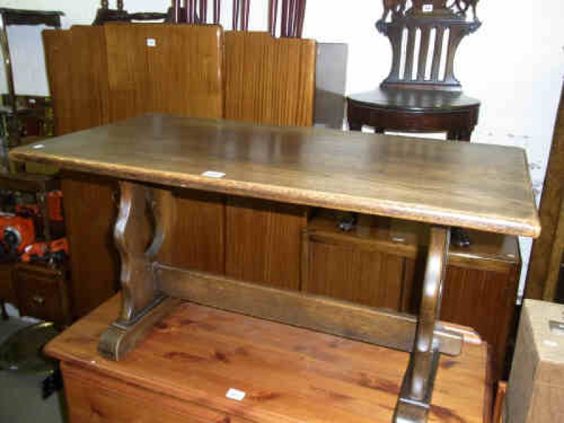 Rectangular Oak Coffee Table
