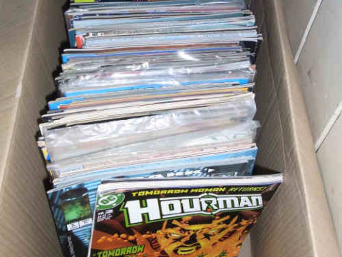 Box of American Comics 'Hourman', 'Robin', 'Wolverine' etc