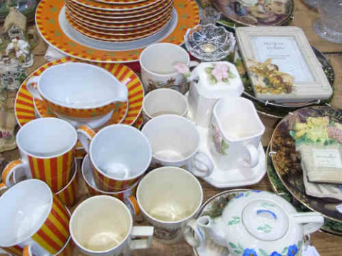 Eight Collectors Plates, Commemorative Mugs, Dinner and Teaware etc