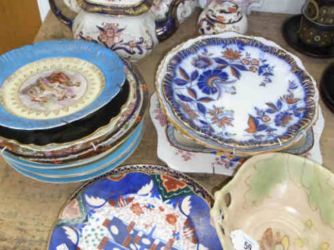 Derby Plate, Royal Crown Derby and Other Decorative Plates, Mason Ginger...