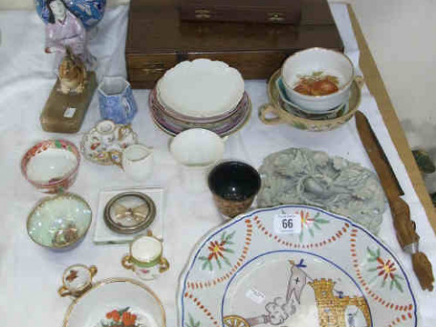 Canteen of Cutlery and Collection of Decorative Ceramics etc