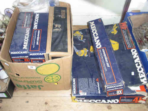 Box of Meccano Parts