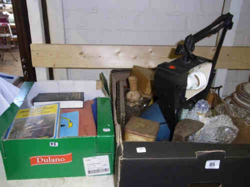 Angle Lamp, Shoe Last, Cutlery, Ephemera etc