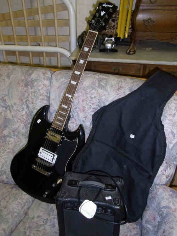 Legend Electric Guitar and Burswood Amplifier
