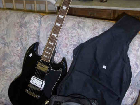 Legend Electric Guitar and Burswood Amplifier