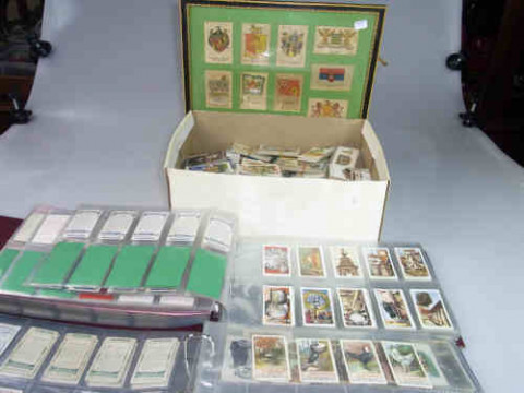 Two Albums and Quantity of Loose and Framed Cigarette Cards