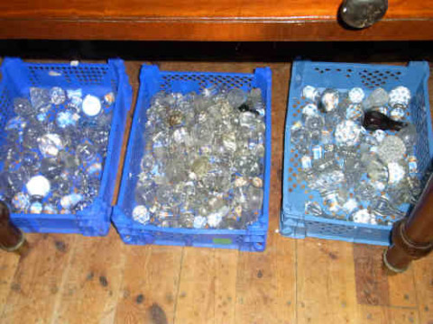 Collection of Glass Decanter Stoppers