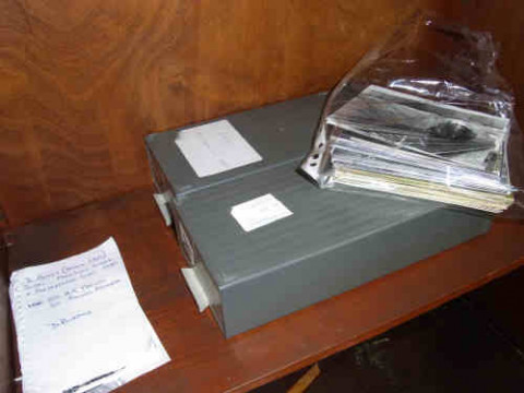 Two Boxes of Approximately 180 Railway Slides and Photographs