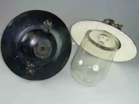 Pair of Railway Station Lamps