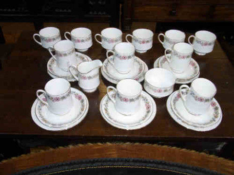 Twenty Six Pieces of Paragon 'Belinda' Tea and Coffee China