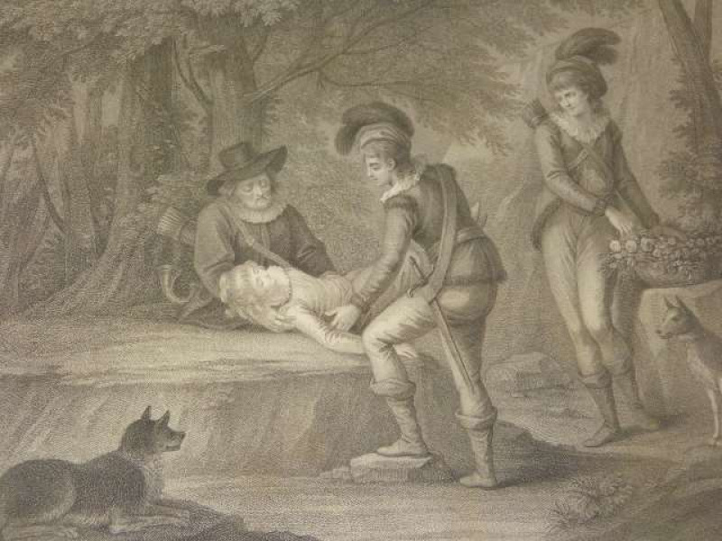 Large volume of Bunbury's Illustrations to Shakespeare