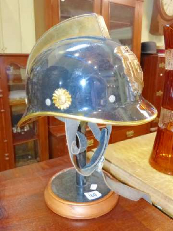 Continental fireman's helmet