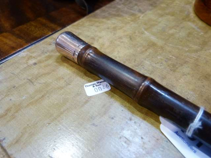 Brigg gold mounted cane