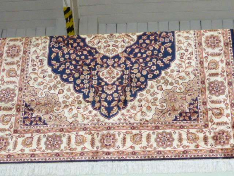 Blue ground Kum carpet 2.30 x 1.60