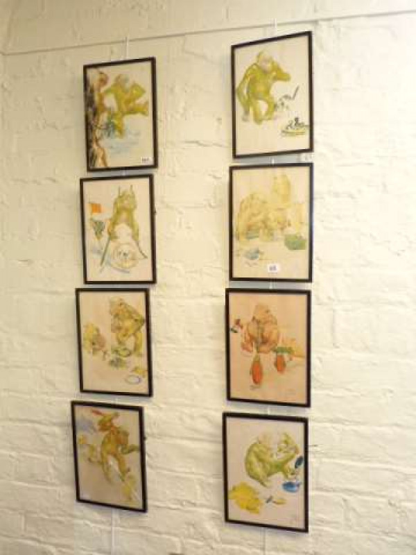 Eight Lawson Wood prints