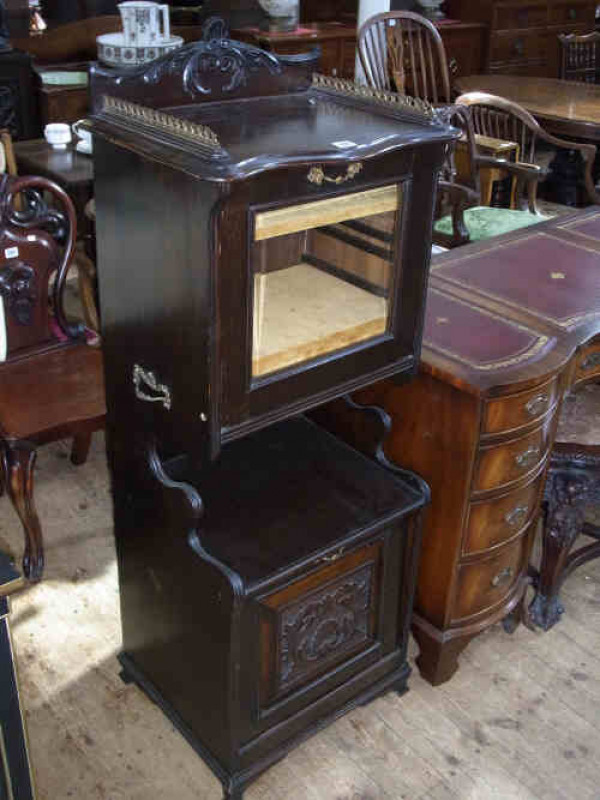 Victorian Mahogany Glazed Door Coal Purdonium