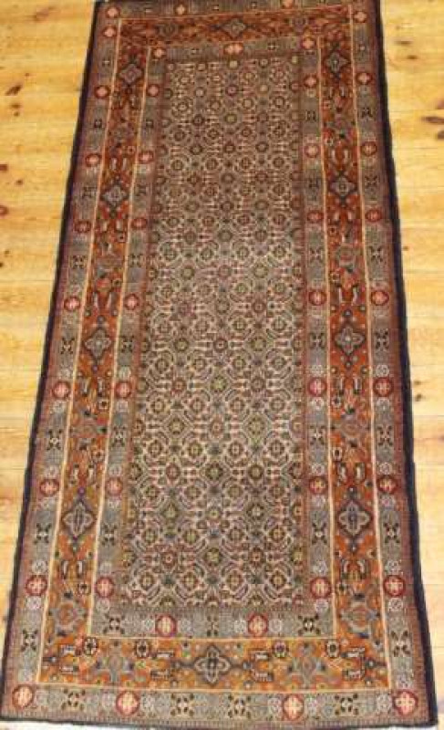 A TABRIZ RUNNER. 188cm by 79cm