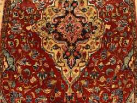 A BIJAR RUNNER. 167cm by 75cm