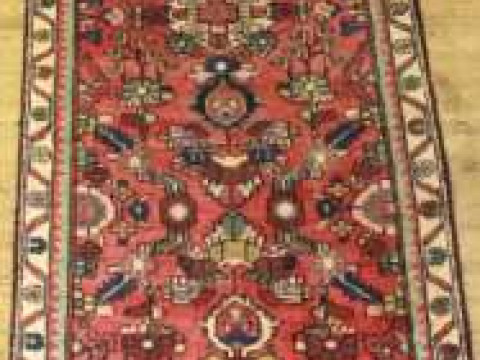 A MALAYER RUNNER. 285cm by 78cm