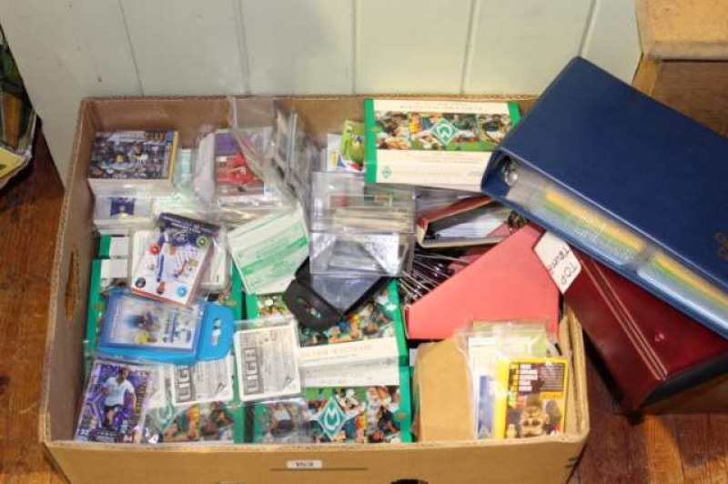 Quantity of football collectors cards, top trumps, stickers etc