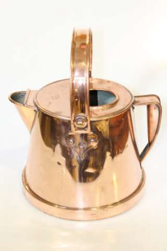 Early 20th Century copper jug with Birmingham maker stamp