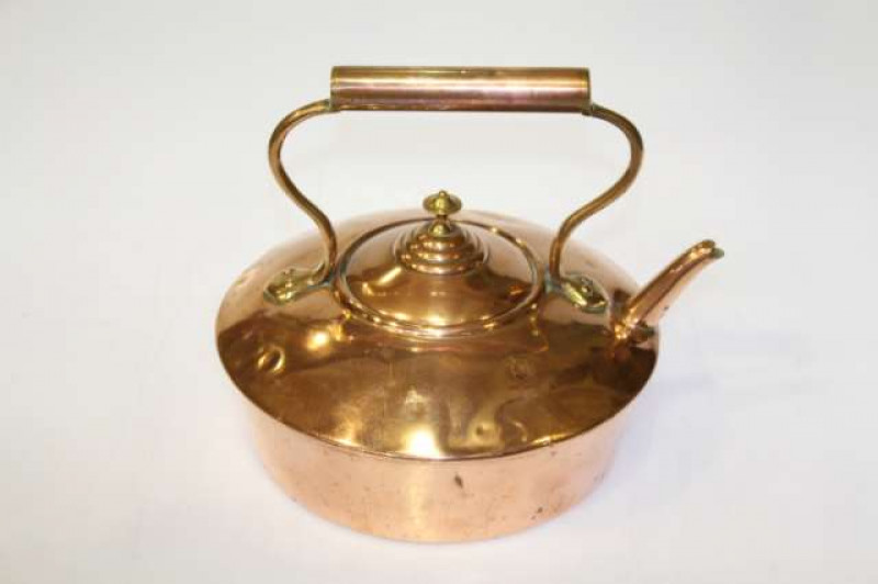 Victorian copper kettle