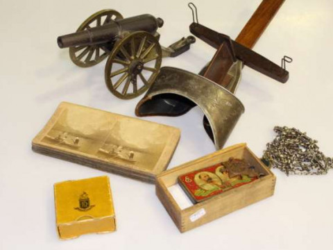 Underwood & Underwood slide viewer, etc