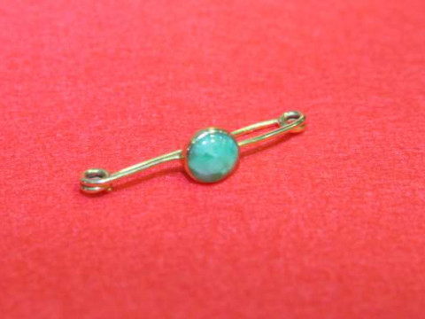 Small jadeite brooch