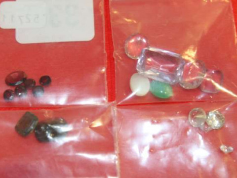 Four bags of loose stones