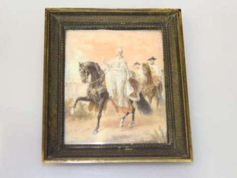 Miniature of an Empress, signed C. BERTH