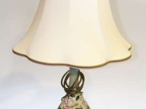Moorcroft table lamp