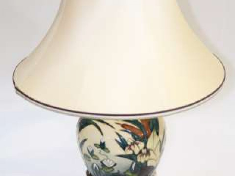 Moorcroft table lamp