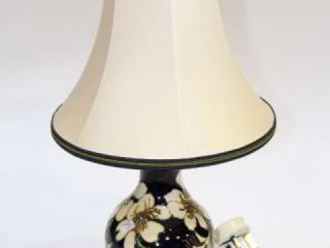 Moorcroft table lamp