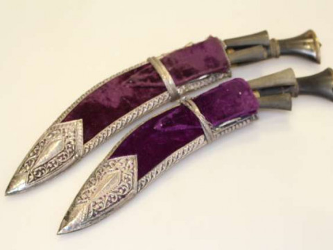 Two Nepalese kukris