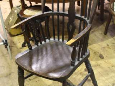 Windsor wheelback elbow chair