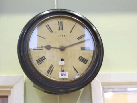 LNER circular wall clock